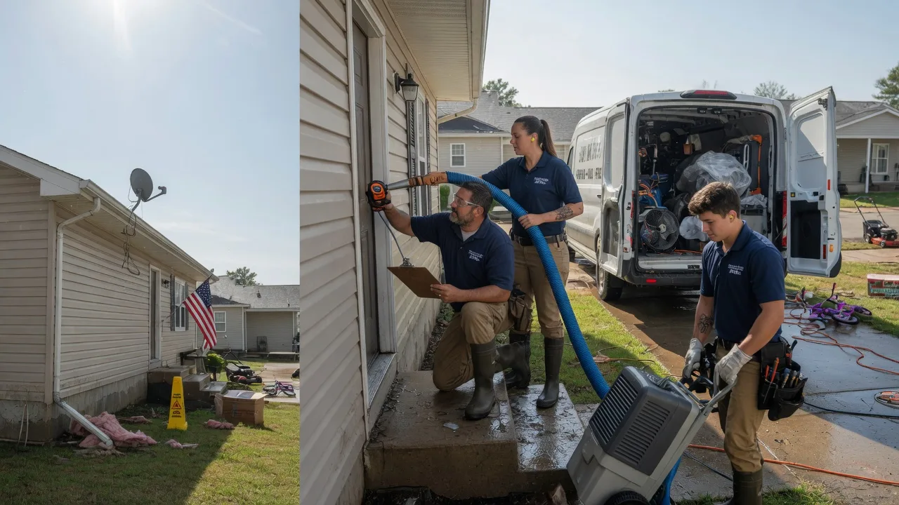 Ceiling Water Damage Restoration in Glenbeulah, WI near me